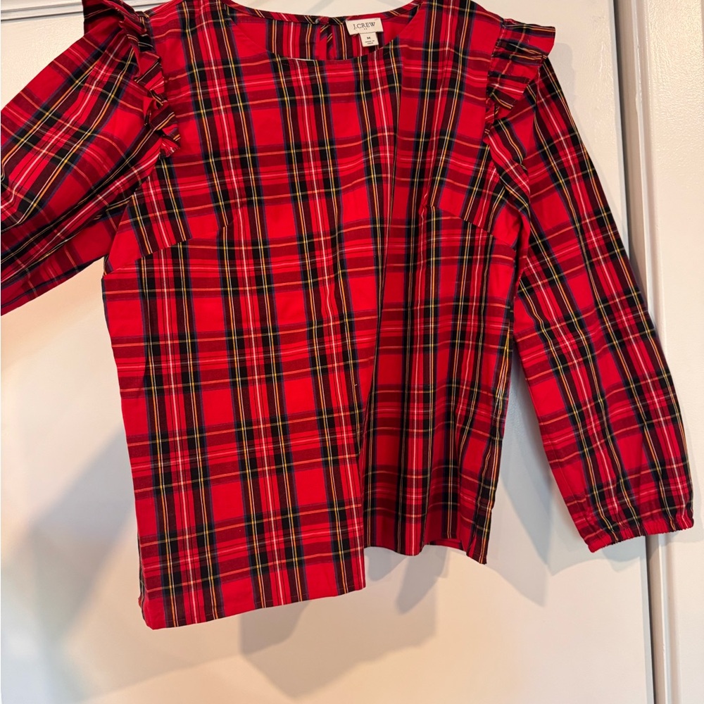 Women’s Red Plaid Shirt
